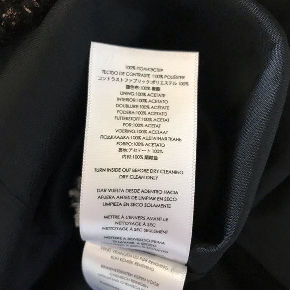 Michael Kors Black and Gold Sleeveless Wool Dress - Picture 10 of 10